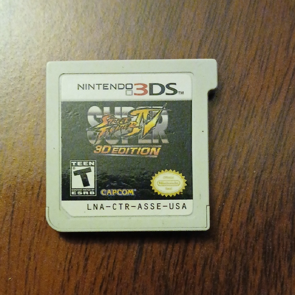 Nintendo 3DS Super Street Fighter IV 3D Edition Cartridge